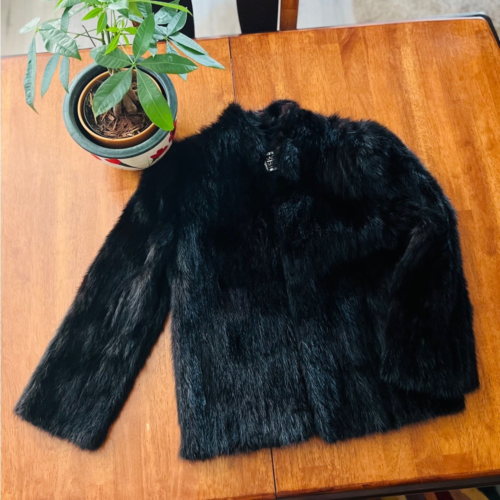 SAGA Top Quality Mink Fur Jacket